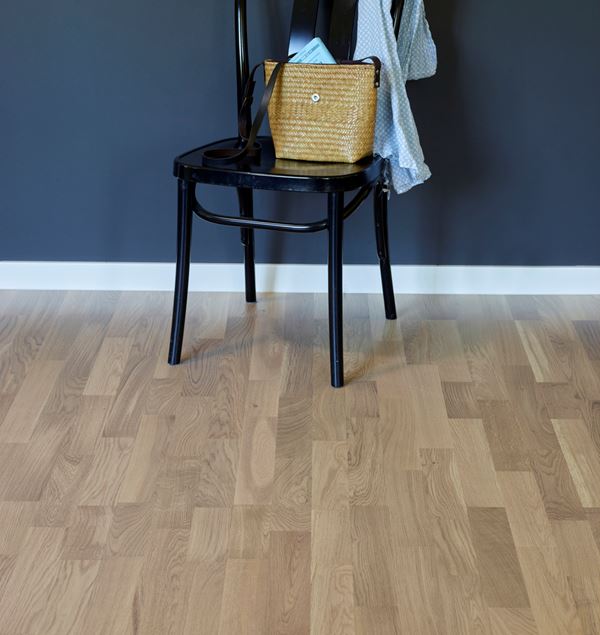 Saga Classic Hvit Eik Parkett