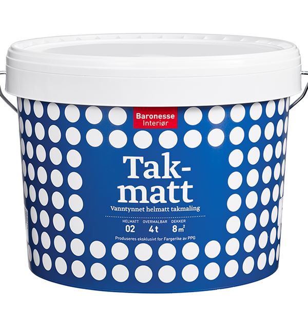 Baronesse Takmatt Hvit 3l