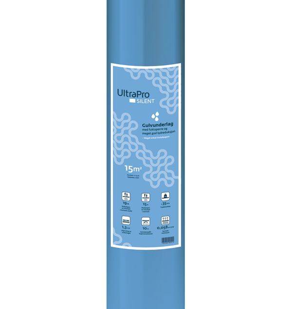 UltraPro Gulvunderlag Silent med fuktsperre