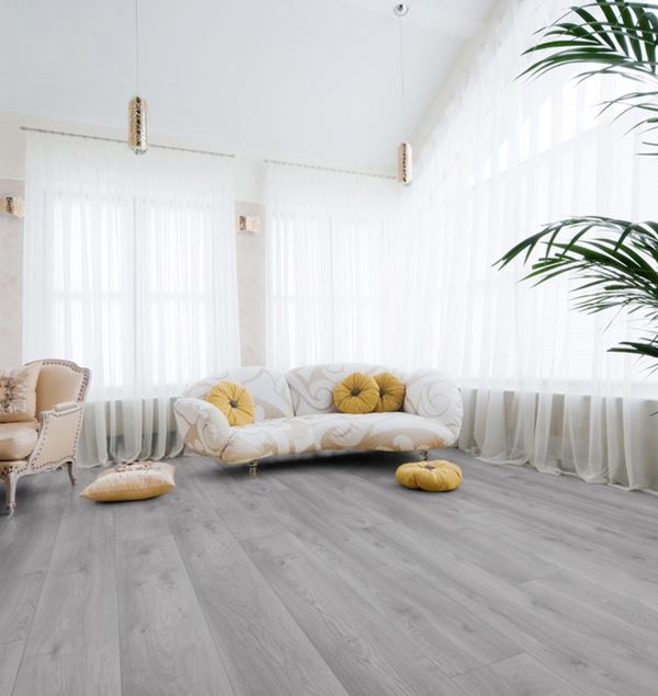 Kronotex Mammut Plus 3670 Macro Oak Light Grey Laminatgulv