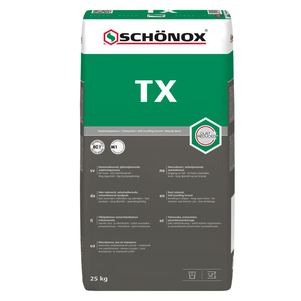 Schønox Avrettingsmasse Gulvsparkel TX