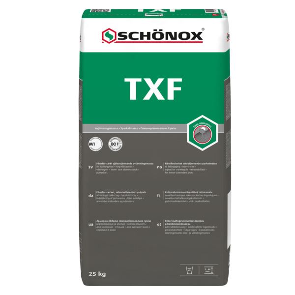 Schønox Avrettingsmasse Gulvsparkel TXF 25kg