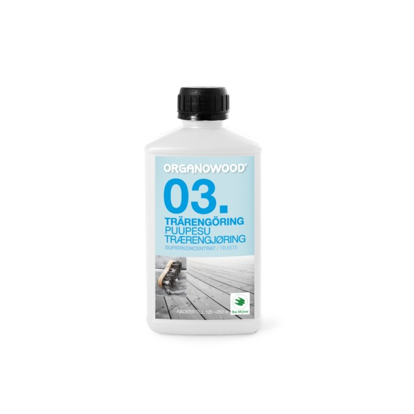 OrganoWood 03 Trerengjøring Superkonsentrat 0,5 l