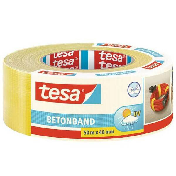 Tesa Tekstiltape 4662 Gul 48 mm x 50 m