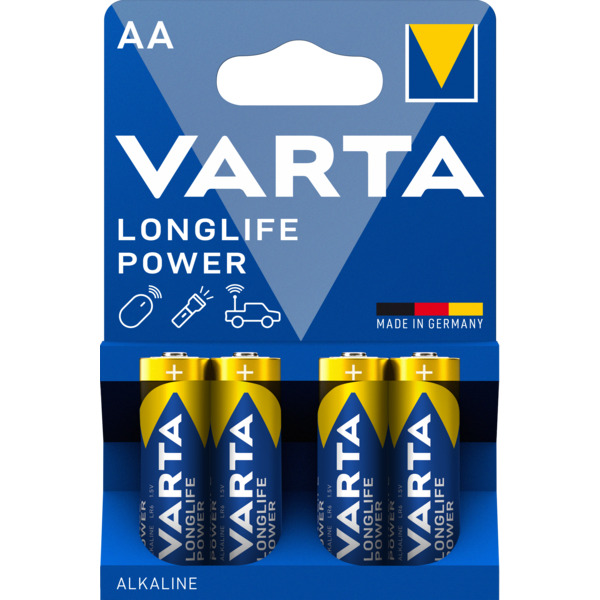 Varta Batteri Longlife Power LR6 AA 4pk