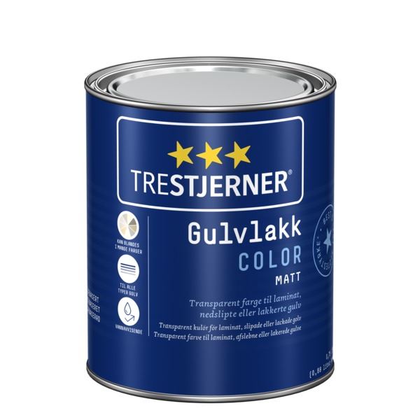 Trestjerner Gulvlakk Color - Klar base 0,68 l