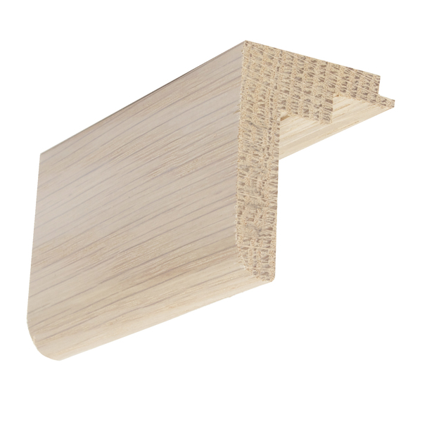 Saga Trappenese Eik Hvit Lakkert 55x41x2000 mm