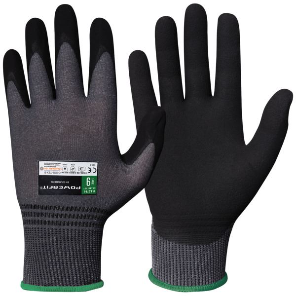 Granberg Monteringshanske Touch - Grå/Sort 10