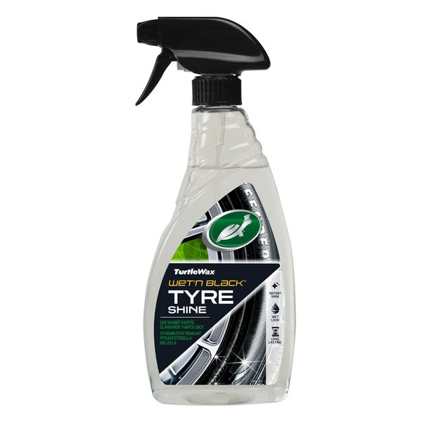 Turtle Wax Gummifornyer - Sort 500 ml