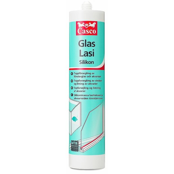 Casco Silikon Glass Klar 300 ml