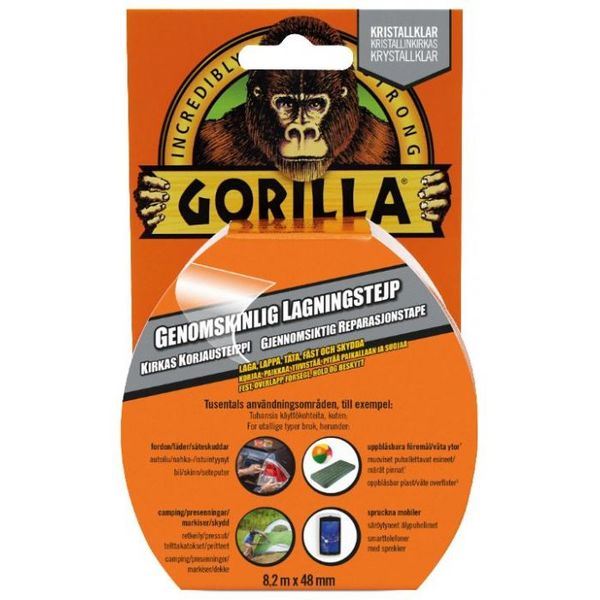 Gorilla Tape Repair - Clear 8,2 m x 48 mm