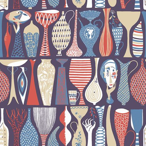 Boråstapeter Pottery 1760