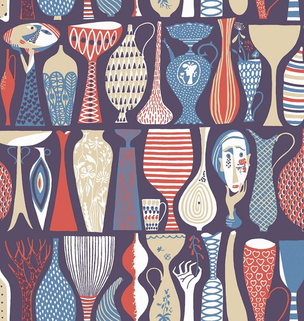 Boråstapeter Pottery 1760