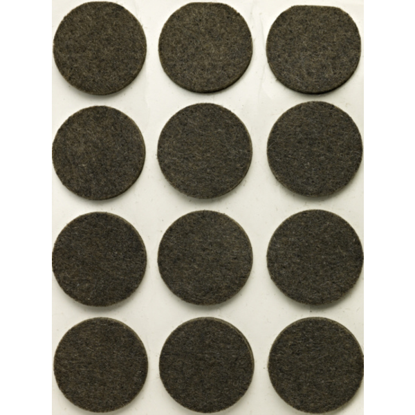 Hitachi Møbelfilt Selvklebende Brun 16 pk 22 mm