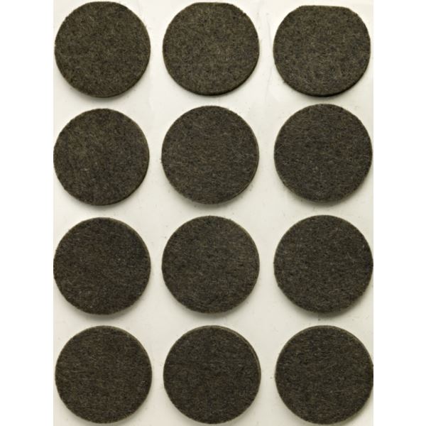 Hitachi Møbelfilt Selvklebende Brun 16 pk 22 mm