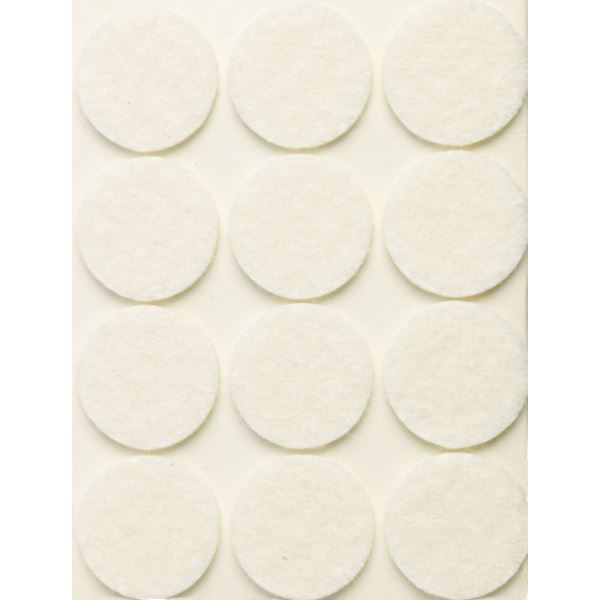 Hitachi Møbelfilt Selvklebende Hvit 16 pk 22 mm