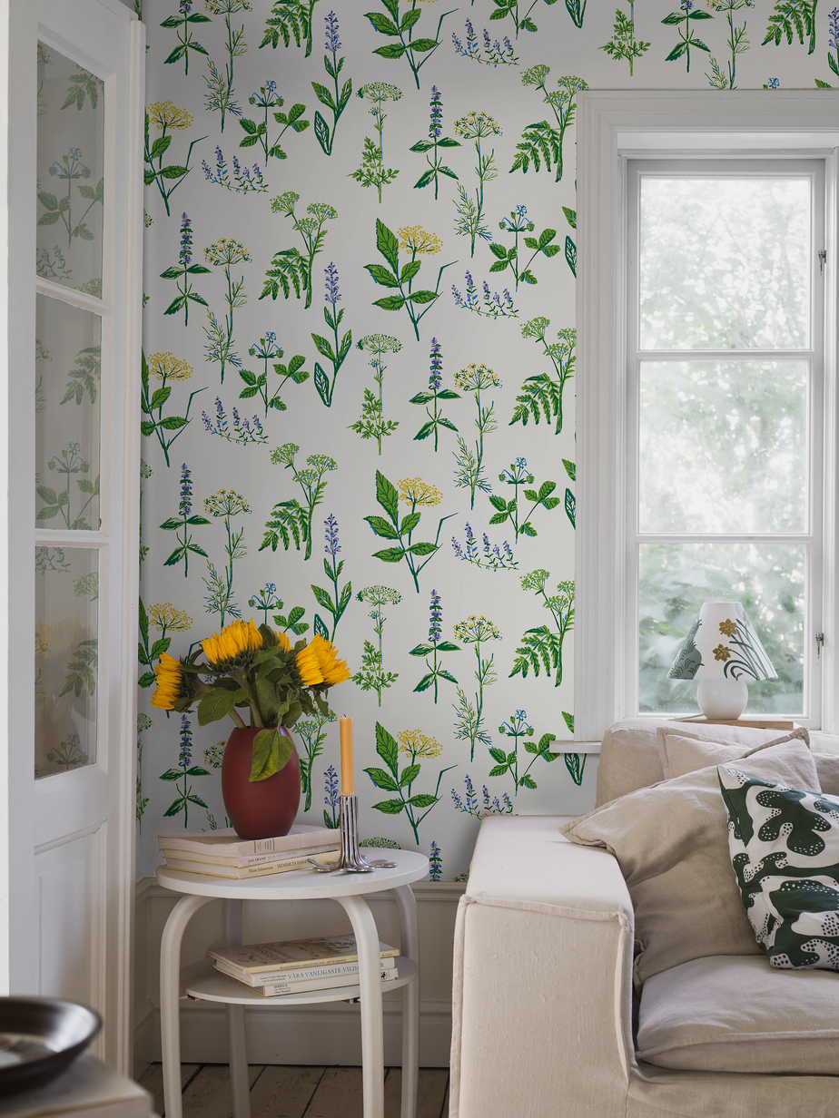 Boråstapeter Köksväxter 1789