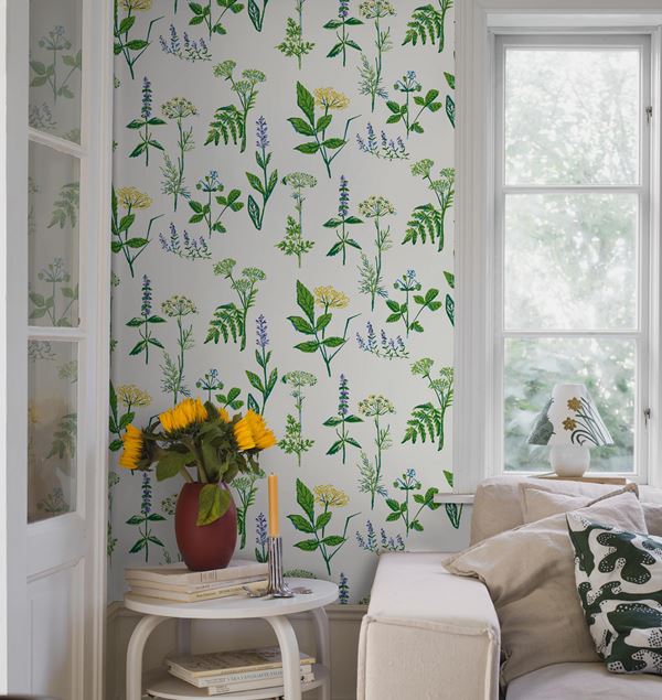 Boråstapeter Köksväxter 1789