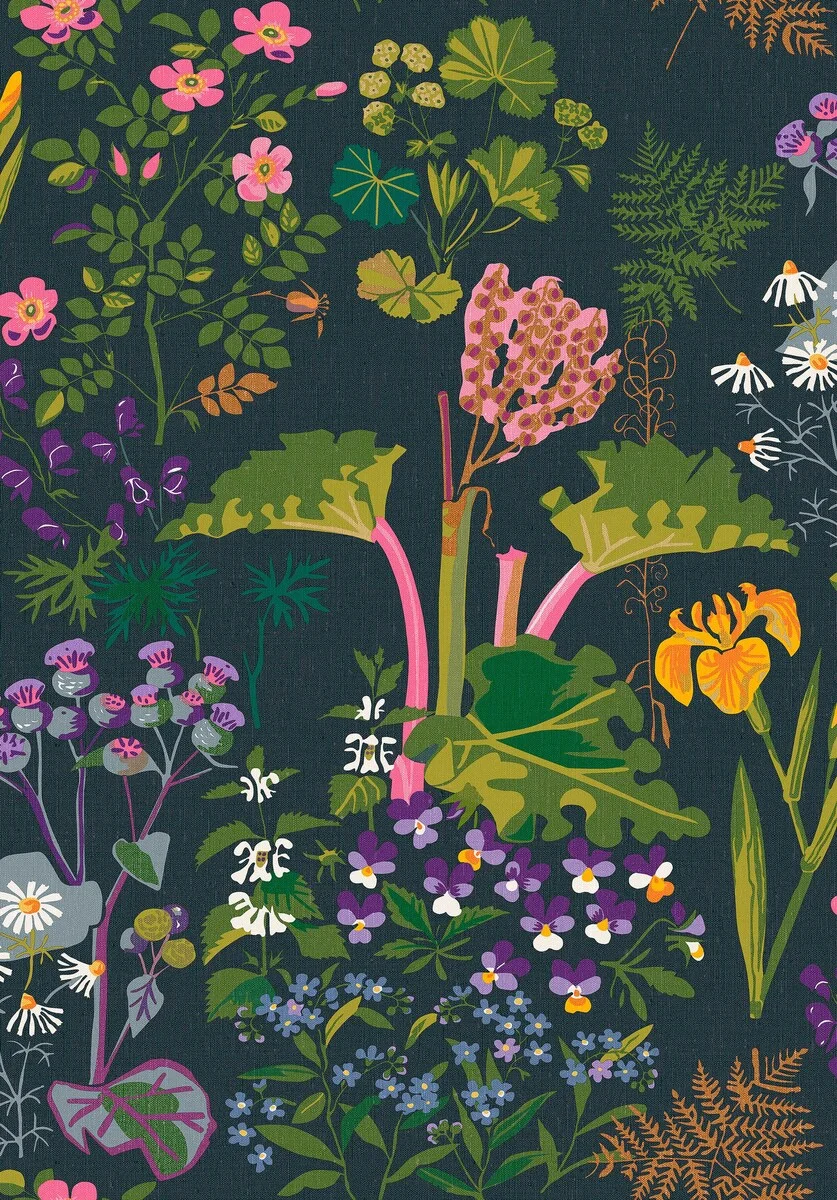 Boråstapeter Rabarber 1791