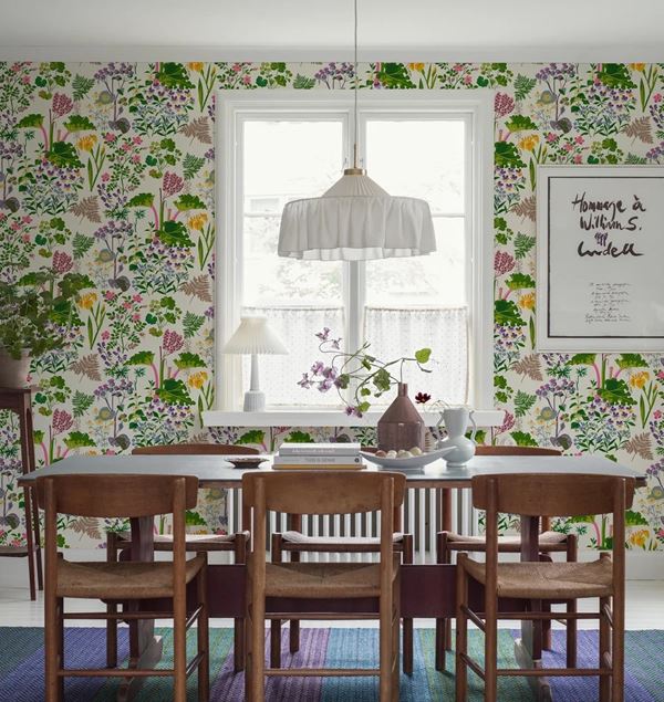 Boråstapeter Rabarber 1792