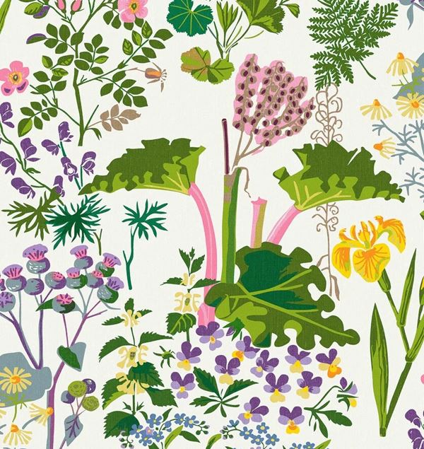 Boråstapeter Rabarber 1792