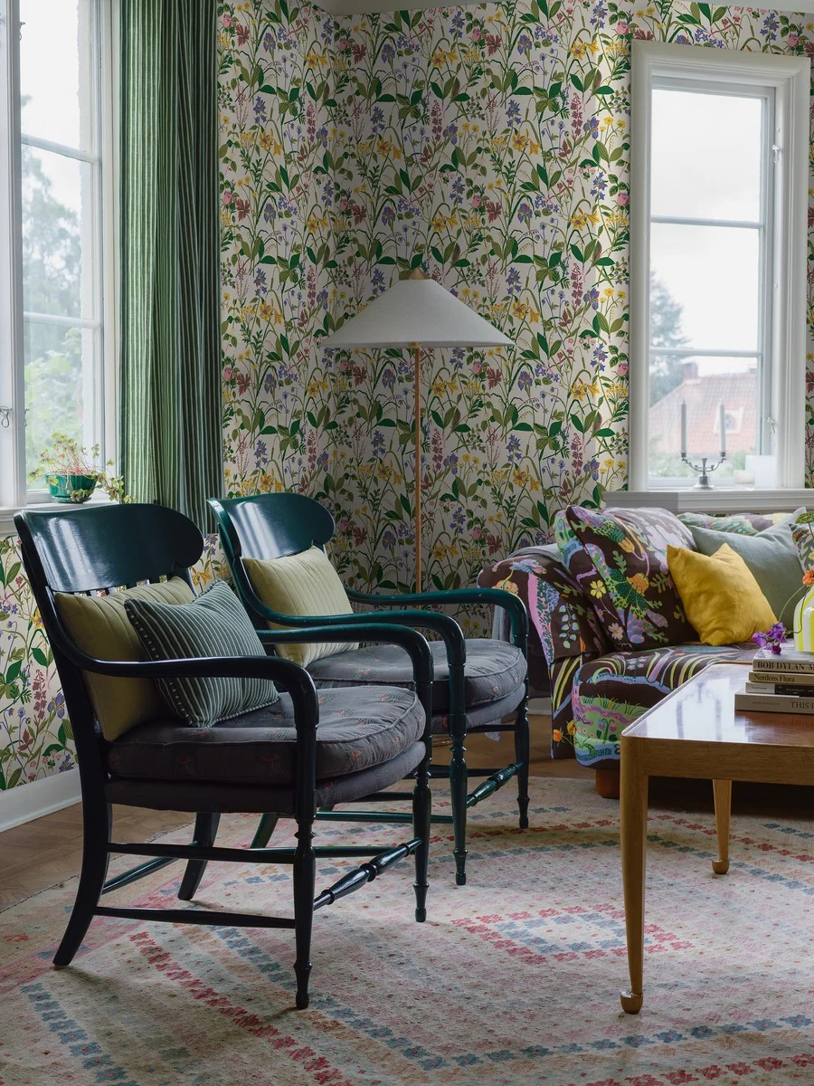 Boråstapeter Ros och Lilja 1962