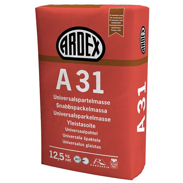 Ardex A31 Hurtig Fin Gulvsparkel 12,5 kg
