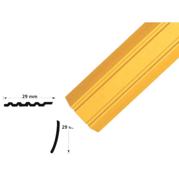 IBG Trappenese Nr. 10 - Messingeloksert Aluminium 1,5 m