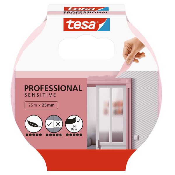 Tesa Malertape Sensitiv - 25 m x 25 mm