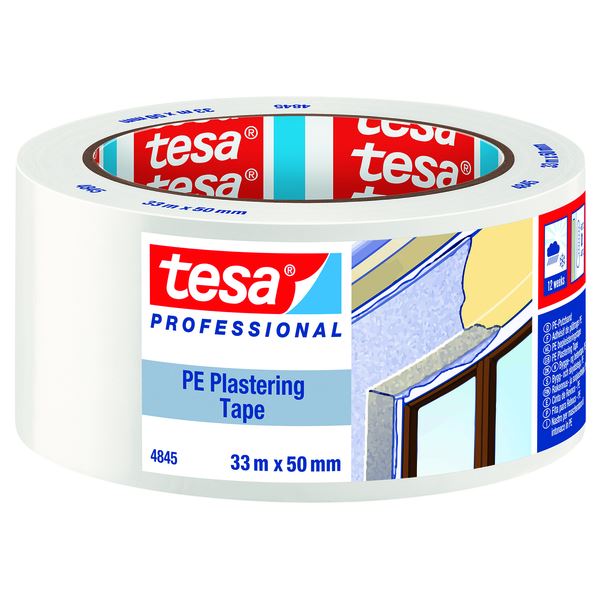 Tesa Byggtape Hvit - 50 mm x 33 m