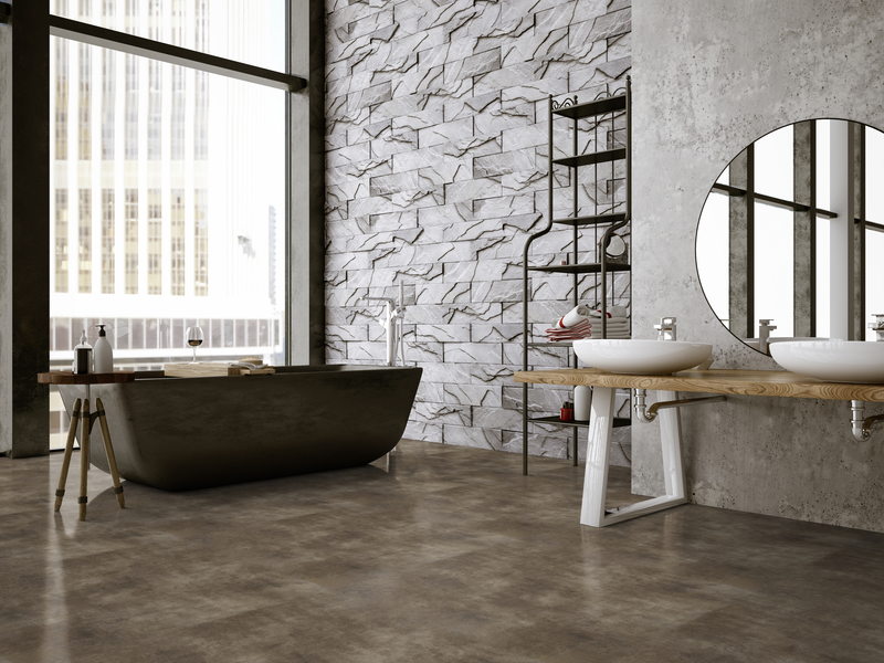 Våtrom Gerbad Evolution Konkret Brass - 3m