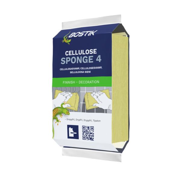 Bostik Rengjøringsvamp Cellulose Størrelse 4