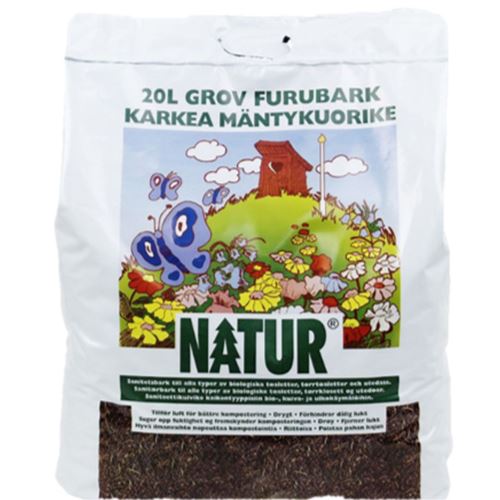 Kemetyl Natur Sanitærbark Grov 20 l