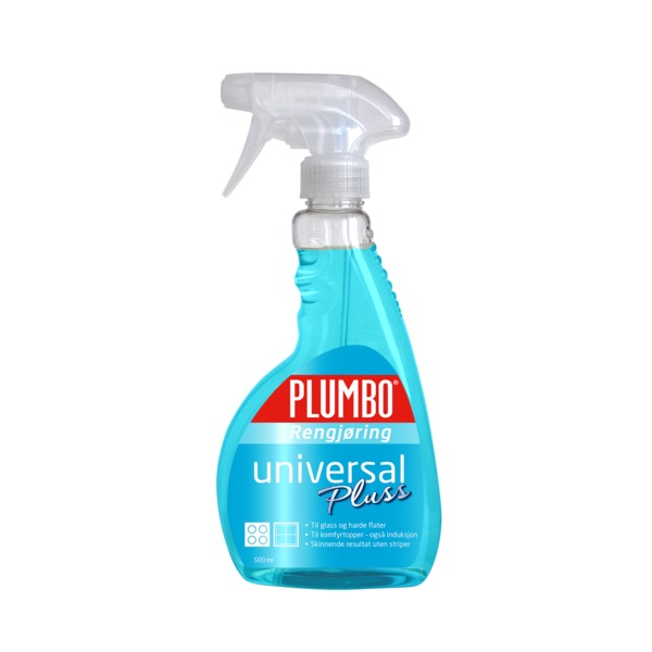 Plumbo Rengjøring Universal + Glassrens 500 ml
