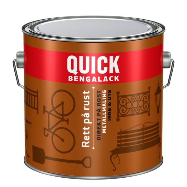 Scanox Quick Bengalack Rett På Rust B-Base 2,7 l