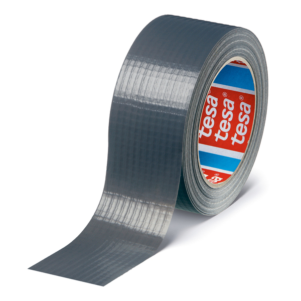 Tesa Lerretstape 50m x 50mm Sølv