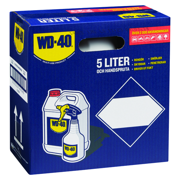WD-40 Multispray M/Pumpeflaske - 5 l