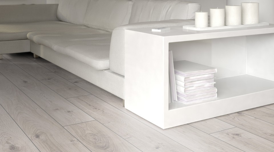 Kronotex Mammut 3179 Everest Oak White Laminatgulv