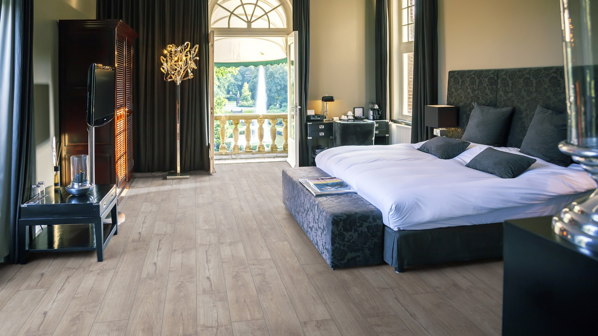 Kronotex Exquisit 3241 Nostalgie Teak Beige Laminatgulv