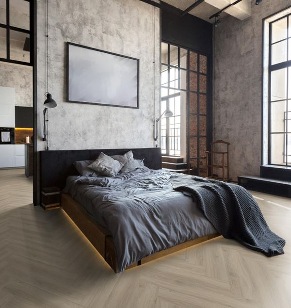 Aspecta Isocore Herringbone Almond Klikkvinyl