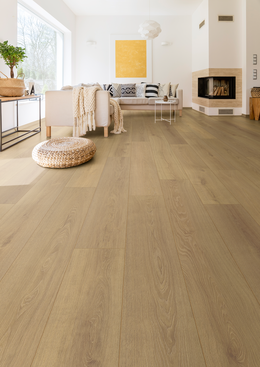 Moskus Longboard Varm Eik Laminatgulv