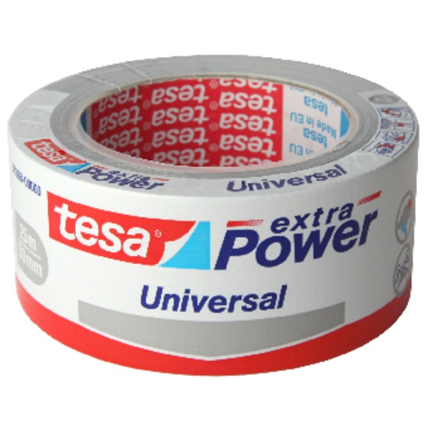 Tesa Lerretstape Ekstra Power Grå 50 mm x 10 m