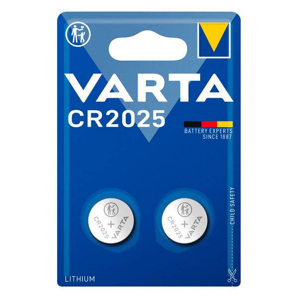 Varta Knappcellebatteri CR-2025 2pk