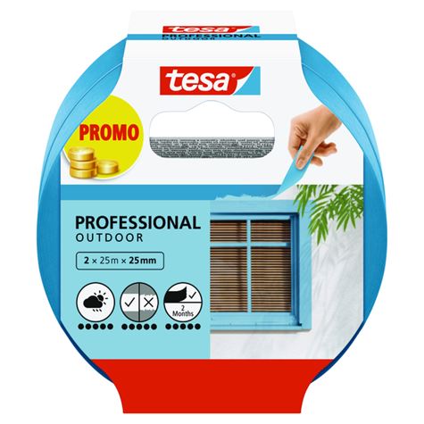 Tesa Precision Maskeringstape Ute 2 pk