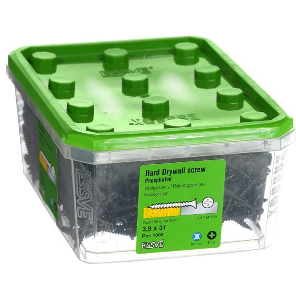 Essve Hardgipsskrue - Rettbåndet 3,9x31mm
