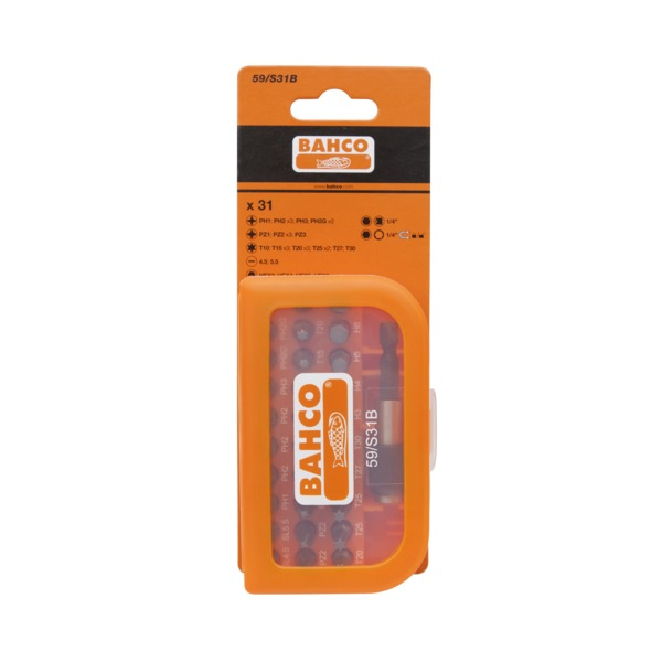 Bahco Bits 31 Deler Basic 1/4"