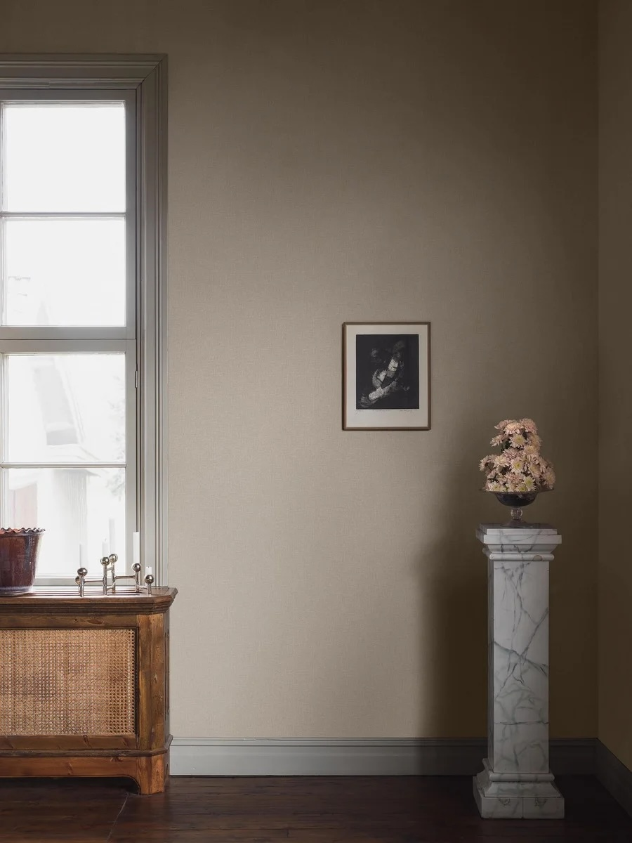 Boråstapeter Canvas Walnut 6121