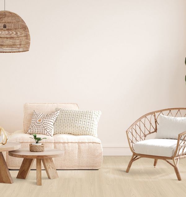 Gerflor Virtuo 55 Rigid Acoustic Blomma Cream Klikkvinyl