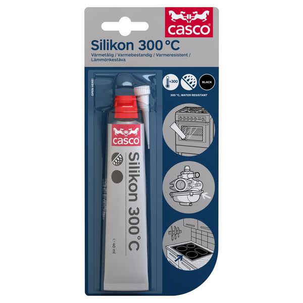 Casco Silikon Varmebestandig 300°C 40 ml