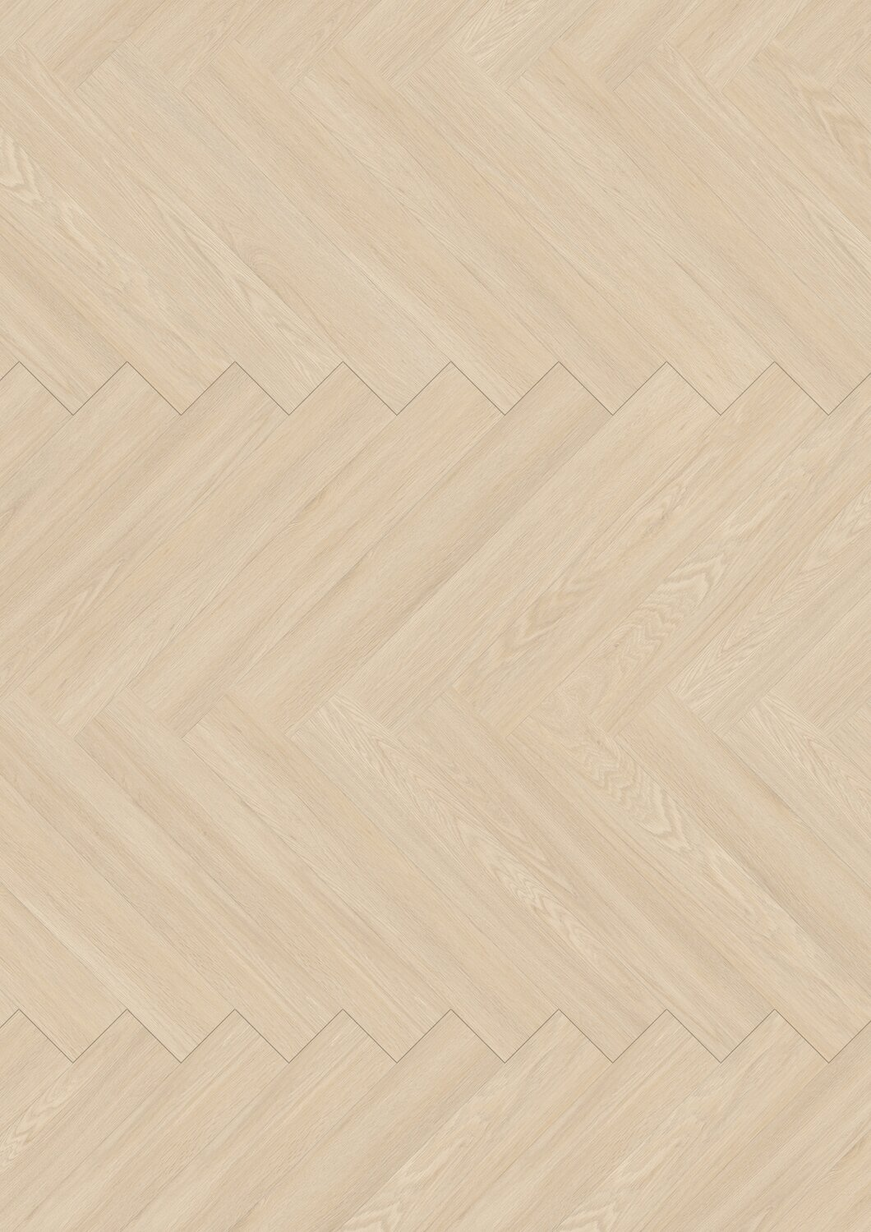 Gerflor Virtuo 55 Rigid Acoustic Blomma Cream Herringbone Klikkvinyl